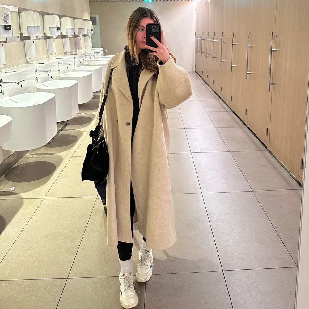 Long wool winter coat